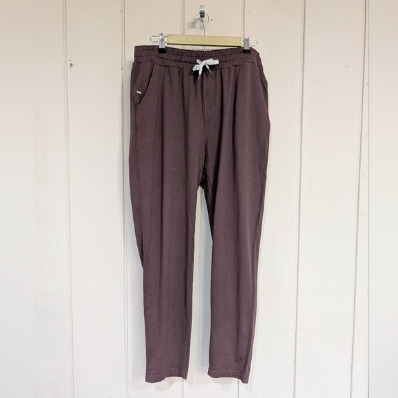 VUORI Ponto Preformance Pants Chestnut Heather Mens XL